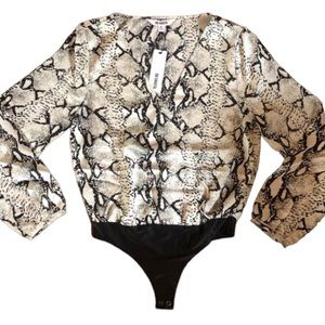 NWT BB Dakota “Snake the Cake” Long-Sleeve Bodysuit